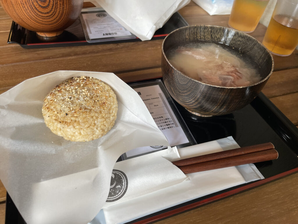 Meguro miso soup standのセット