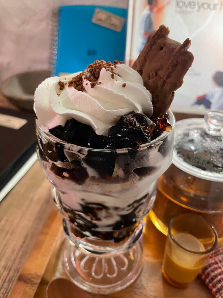 コーヒーゼリーパフェ