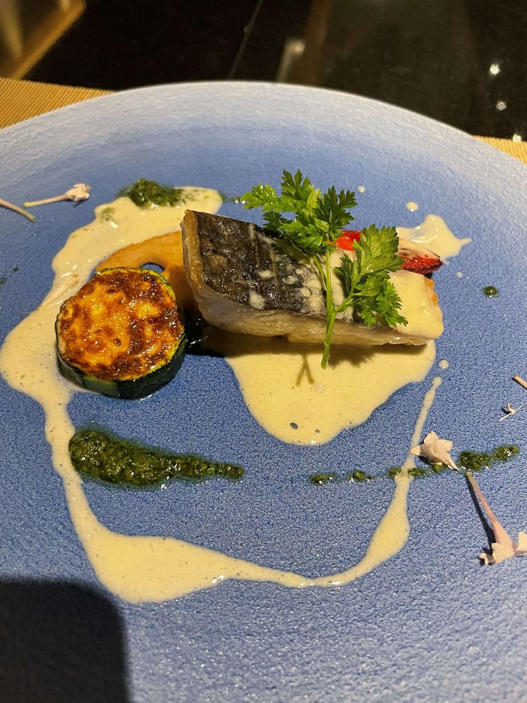 銀座あしべコース魚介の鉄板焼き