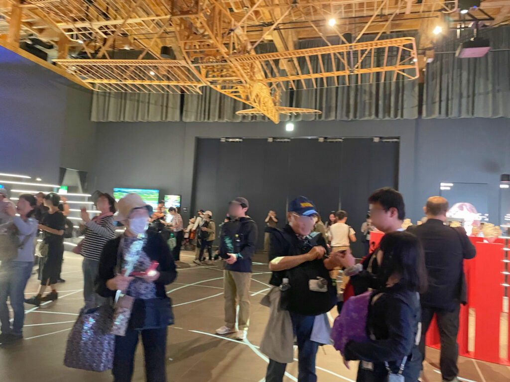 イタリア館の展示エリア
